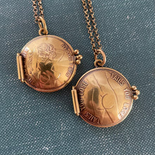 Load image into Gallery viewer, READY TO SHIP! Heads I Win / Tails You Lose Peep Show Token Locket
