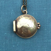 Load and play video in Gallery viewer, MADE TO ORDER Taurus Peep Show Token Locket

