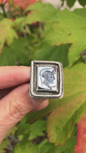 Load and play video in Gallery viewer, Roman Soldier Carved Hematite Intaglio Ring
