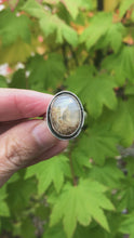 Load and play video in Gallery viewer, Beautiful Underwater Scene Agate Ring
