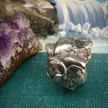 Load image into Gallery viewer, Gorgeous Pansy Demitasse Spoon Ring
